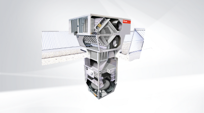 RoofVent® 具有送风和排风功能的屋顶送风设备